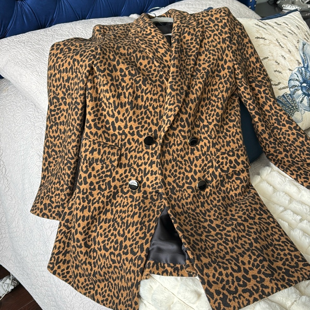 Gorgeous cheetah print coat - Zara